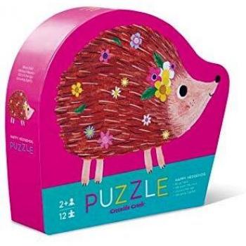 Crocodile Creek 384113-2 - Happy hedgehog - puzzle para niños con piezas pequeño 12 piezas