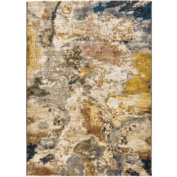 Alfombra Anouk 16529 Multi de Atticgo - Diseño colorido, material suave, tamaño 160x230 cm, fácil de limpiar, antideslizante