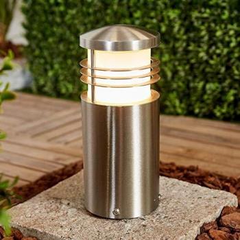 Lámpara de Pilar Adenika, Acero Inoxidable V4A, Resistente al Agua Salada