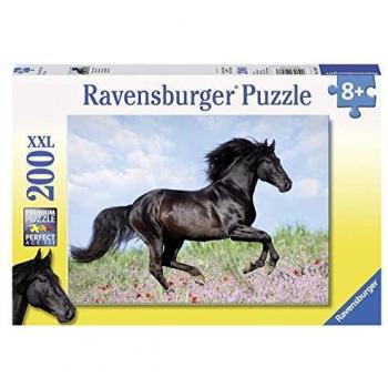 Puzzle Ravensburger 12803 Caballo Negro 200 Piezas XXL