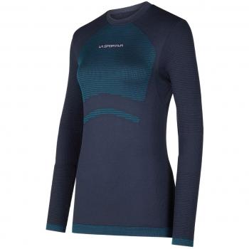 Camiseta térmica de manga larga La Sportiva Synth Light para mujer en color azul oscuro (Storm Blue Lagoon) - Talla M