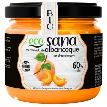 Crema de Frutos Secos - Mermelada de Ciruela con Sirope de Ágave Bio 260 Gr EcoSana, rica en proteína y grasas saludables
