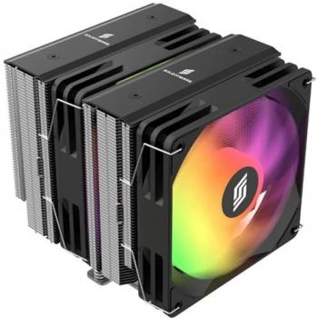 Disipador de CPU Silentware Titan RGB, 6 Heatpipes, 2x 120mm PWM A-RGB
