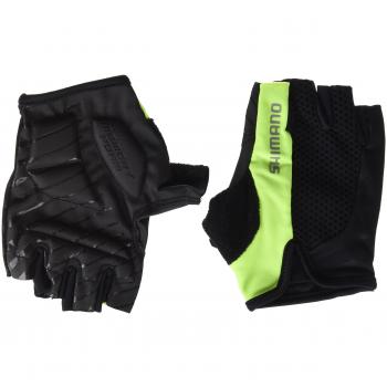 Shimano SH M Touring Guantes Cortos, Unisex Adulto, Amarillo, L