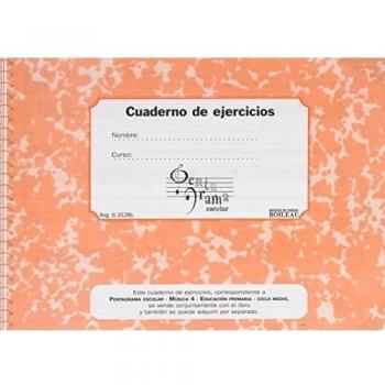 Pentagrama Escolar 4 - CD + Cuaderno de ejercicios - 9788480208253