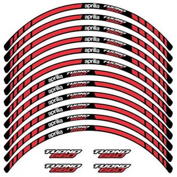 Kit de Pegatinas Compatibles con Llantas de Moto Aprilia Tuono 660