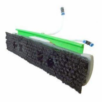 Cepillo Power nLite Unger 41 cm con puntas abiertas y diseño floral