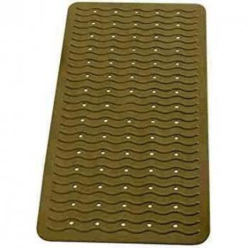 RIDDER Alfombrilla de baño antideslizante Playa 54x54 cm blanca 68401