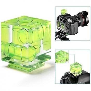 Neewer® Tres Axis para zapata de nivel de burbuja para Canon Nikon SLR/DSLR cámaras, ideal para fotografía panorámica, Foto Stitching, Arquitectura Fotografía panorámica, vídeo y perspectiva Control