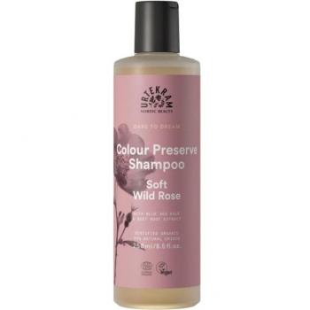 Urtekram Soft Wild Rose Gentle Shampoo for Colour-Treated Hair 250 ml