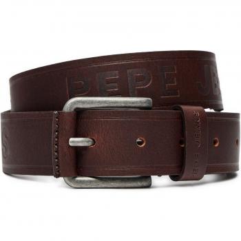 Pepe Jeans Dayton Brown Vintage Leather Belt for Men, 95 cm