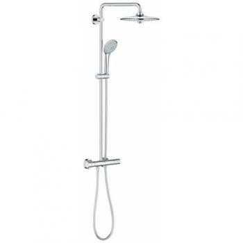 Grohe 27296002 Euphoria 260 - Sistema de ducha con termostato, alcachofa de 260 mm con tres chorros y teleducha de 110 mm con tres chorros