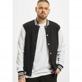 Urban Classics 2-tone College Sweatjacket Black/White 4XL