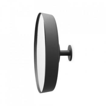 Brabantia MindSet 5x Magnification Wall-Mounted Bathroom Mirror in Mineral Gray