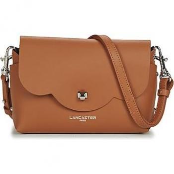 LANCASTER CITY FLORE Women's Brown Leather Shoulder Bag