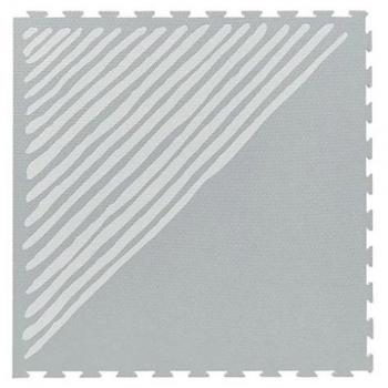 Toddlekind Kid's Geometric Print EVA Accent Playmat - Stone - female - Size: one-size