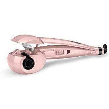 BaByliss 2664PRE Rizador de pelo automático Curl Secret Rose Blush 235 con doble calentador cerámico para hacer ondas y rizos más duraderos, 2 ajustes de 185°C y 205°C, dirección del rizo alterna