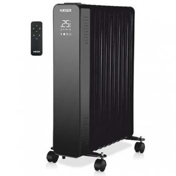 Radiador de Aceite Eléctrico Digital Xi Haeger 2500 W Interior Negro