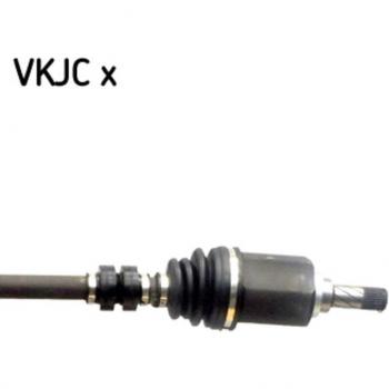 Eje motriz y árbol de transmisión SKF VKJC 8551, compatible con vehículos específicos, fabricado en acero de alta resistencia, incluye juntas homocinéticas y rodamientos para un rendimiento óptimo, diseñado para soportar altas cargas y