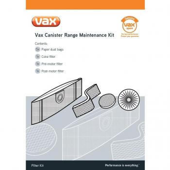 Vax - Juego de 5 bolsas de papel para todas las aspiradoras Vax