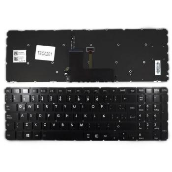 Teclado Retroiluminado Para Portátil Toshiba Satellite L50-B L50D-B 0KN0-DQ3LA12 TBM14M76LAJ528