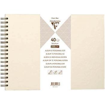 Álbum Personalizable Irisado 40 Hojas 200 g/m² - 27 x 20 cm - Espiral Clairefontaine