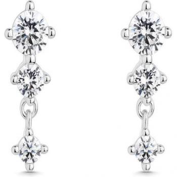 Pendientes Itemporality SEA-101-342-UU con circonitas blancas