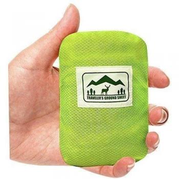Reliable Outdoor Gear Alfombrilla de Bolsillo - Plegable, Impermeable, 140 Gramos, 1.9 m x 1.27 m - para Acampada, Picnic o Playa