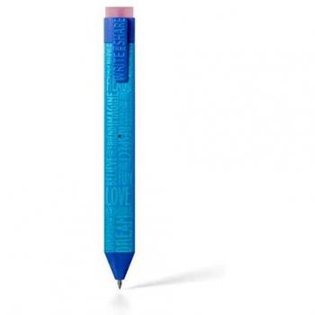 Pen Bookmark Blue Words - Stift und Lesezeichen in einem