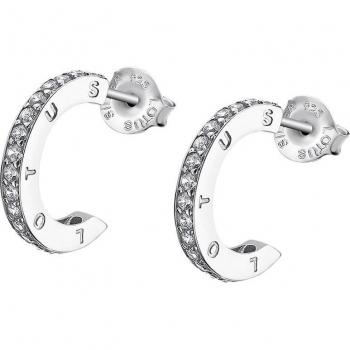 Pendientes Lotus Silver It Girl LP1885-4/1 Hoops de Plata con Circonita para Mujer