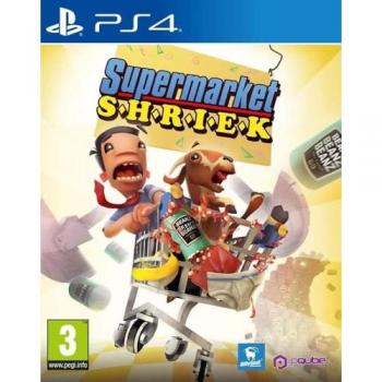 Juego de Consola Supermarket Shriek para PS4 - Diversión Multijugador y Aventura en el Supermercado