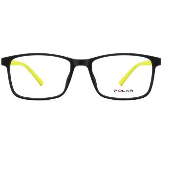Polar 538 Kids With Clip-On 73 Kids' Eyeglasses Black Size 50 - Blue Light Block Available