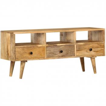 vidaXL TV Cabinet 110x36x50 cm Solid Mango Wood