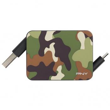 PNY C-UA-UU-PCM-RET-RB - Cable Carga y Sincronización Micro-USB a USB Camo