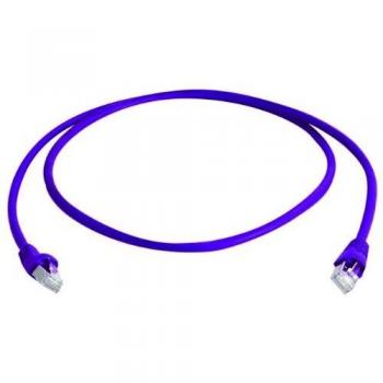 Cable de red Telegärtner MP8 FS 500 LSZH 0.25m Cat6a SF/UTP Púrpura