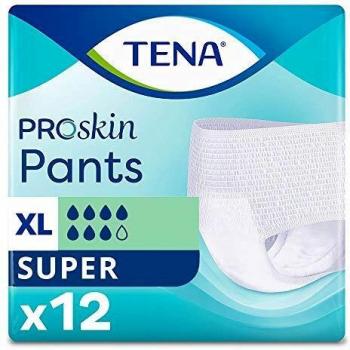 Pantalones Absorbentes Tena ProSkin Super XL para Incontinencia - 12 Piezas