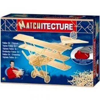 Heller Matchitecture - 6610 - Kit de construcción - Fokker Dr 1 Triplane / Triplan Fokker Dr1