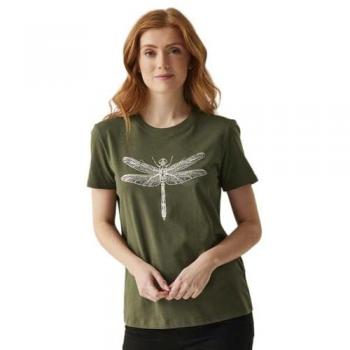 Regatta Women's Filandra VX Breathable T-Shirt - Dark Khaki, Size 16