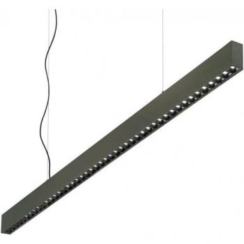 Colgante Lineal Decorativo LED Negro 4000K Ideal Lux
