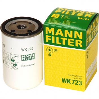 Original MANN-FILTER Fuel filter WK 723 – For Trucks and Utility Vehicles