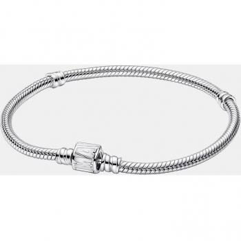 Pulsera Pandora Moments Marvel Cadena de Serpiente con Cierre de Logo