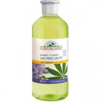 Corpore Sano Champú Uso Frecuente Lino y Cáñamo Ecocert 500 ml