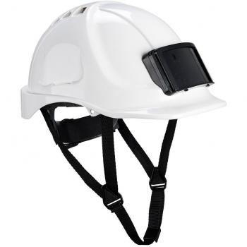 Casco de Seguridad Portwest Endurance con Porta-Badge Blanco y Arnés de 6 Puntos