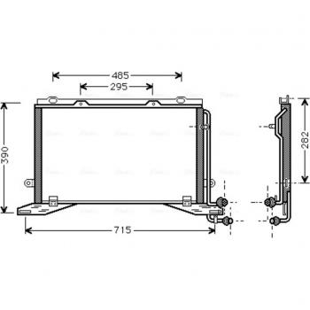Condensador de aire acondicionado AVA COOLING MSA5268 PRASCO MSA5268