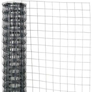 Nature Valla Tela Metalica Alambrada Cuadrada Gris 0.5x2.5m Cercado y Paneles