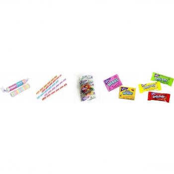 Wonka Party Bag - Nerds/Gobstoppers/LaffyTaffy/Sweetarts/Pixie Sticks