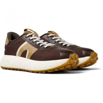 Zapatillas deportivas de mujer Camper Pelotas Athens con cordones marrón beige tamaño 38