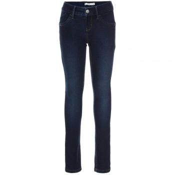 NAME IT Vaqueros Denim Jeans NIÑA 116, Dark Blue Denim