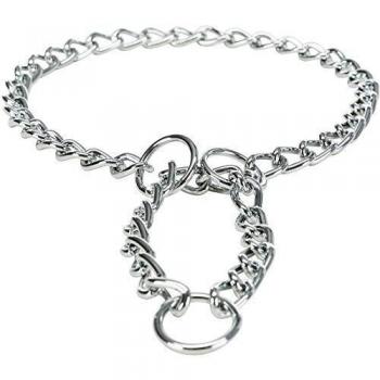 Collar de ahorque XL Trixie cadena simple 65 cm x 0,4 mm para perro