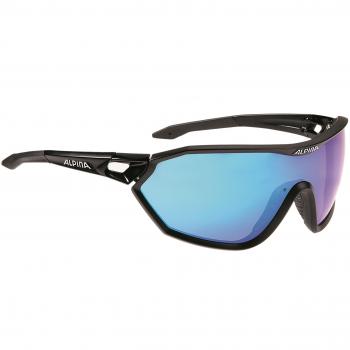 ALPINA S de Way cm Exteriores de Gafas, Unisex, Color Negro Mate, tamaño Talla única